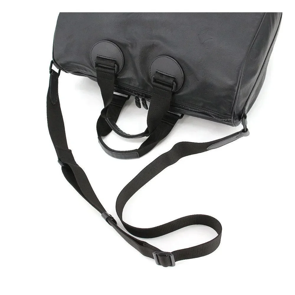 Louis Vuitton Monogram Shadow Speedy Bandouliere 40 Shoulder Bag Noir Black